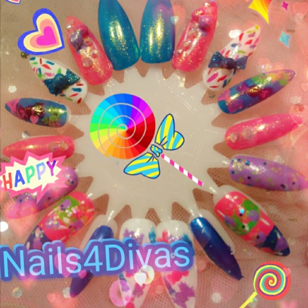 Candy nails 🍬 - Picture 2 of 4